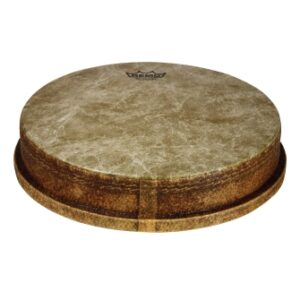 Drumhead, M2 Type, Skyndeep, Beige Fiberskyn Graphic, 12“ Diameter, 2.5” Collar