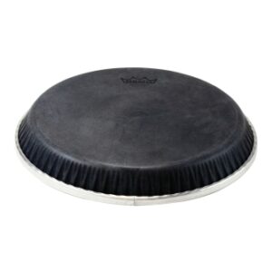 Conga Drumhead, Symmetry, 9.75“ D4, Skyndeep, 'black Calfskin' Graphic
