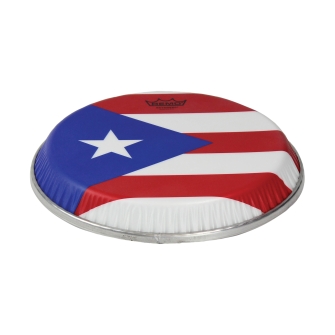 Conga Drumhead, Symmetry, 10.75“ D2, Skyndeep, ”puerto Rican Flag“ Graphic