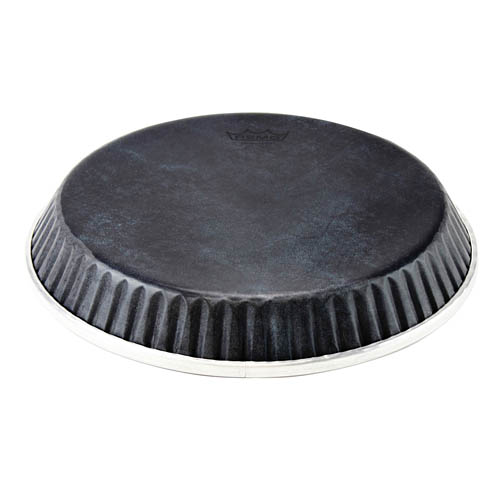 Conga Drumhead, Symmetry, 12.50“ D2, Skyndeep, 'black Calfskin' Graphic - Image 2