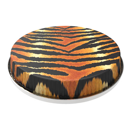 Bongo Drumhead, R-series, 8.50“, Skyndeep, ”tiger Stripe“ Graphic - Image 2