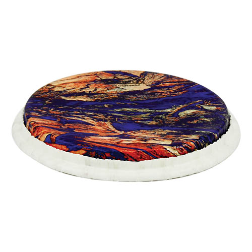 Bongo Drumhead, Tucked, 9“, Skyndeep, ”molten Sea“ Graphic - Image 2