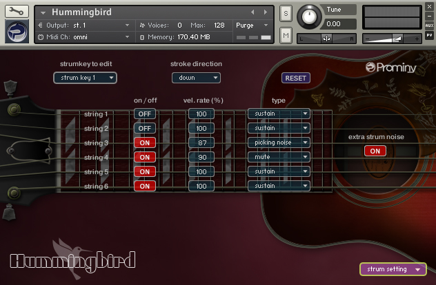Hummingbird Acoustic Guitar - Image 6