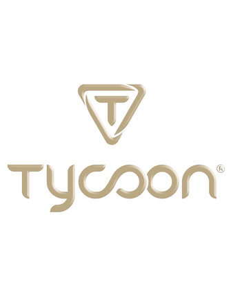 Tycoon Polo Shirt Blue With Logo M Medium