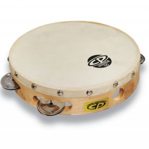 CP by LP CP378 8“ Handheld Single Row Headed Tambourine - Steel Jingles