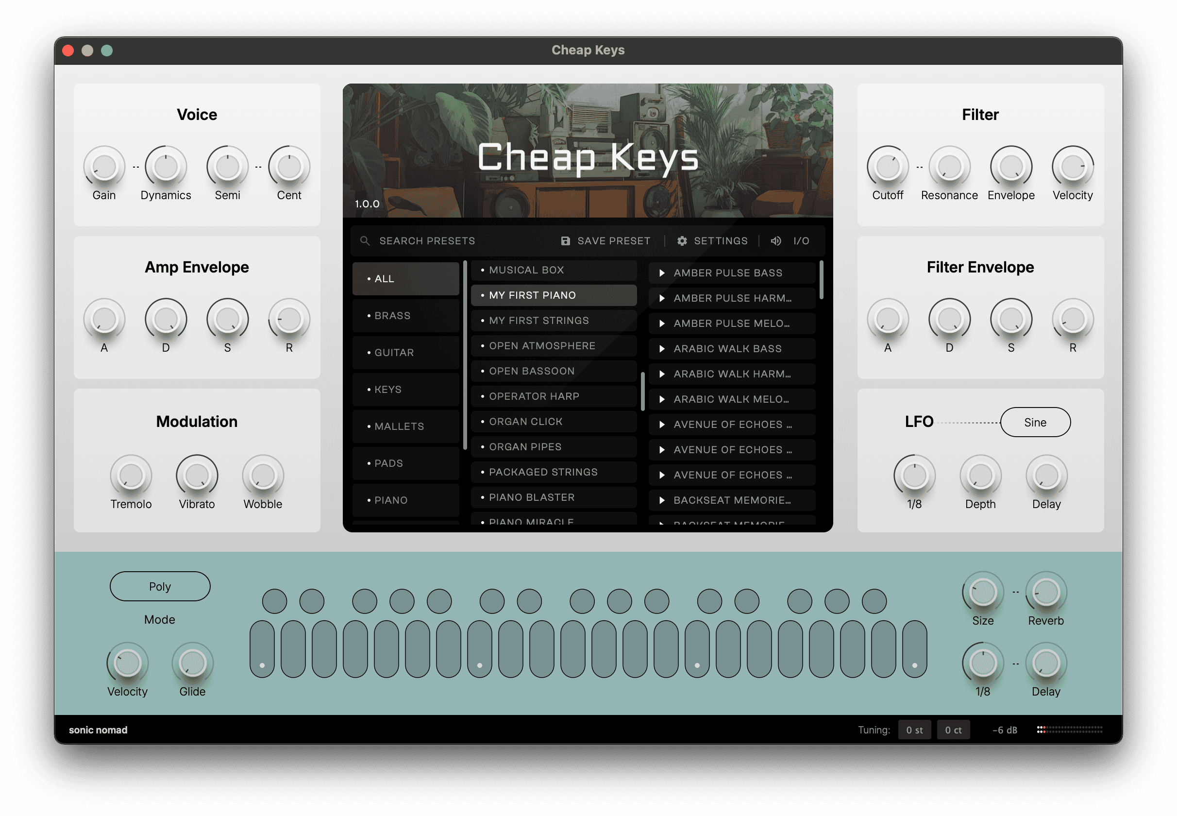 Cheap Keys Virtual Instrument
