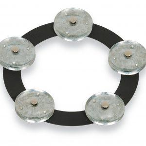 LP 6-Inch Tambo-Ring - Black Sand with Galvanized Steel Jingles