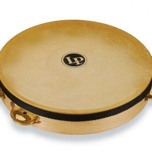 LP Pro 10 Inch Single Row Headed Tambourine - Brass