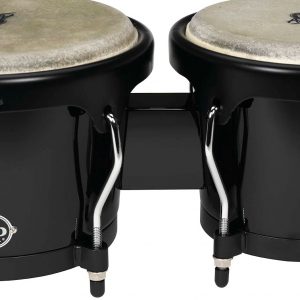 Lp Lp Aspire Lpa601f-bk Bongo Set Fiberglass Black With Black Hardware