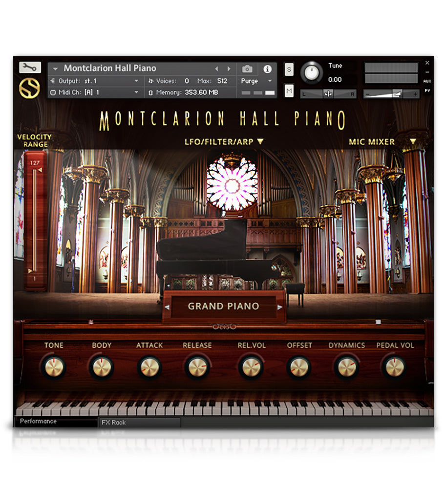 Montclarion Hall Grand Piano