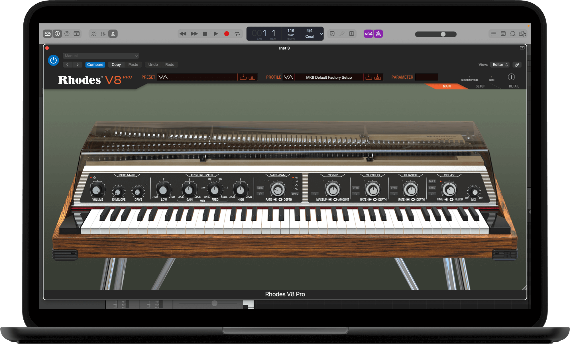 Rhodes V8 Pro