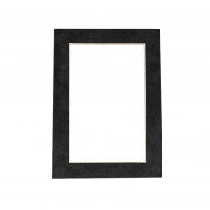 Axhacc 12X18 Blck Suede Frame