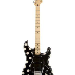 Axhgtr Strat Black Polka Dots