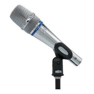 Heil FIN MIC Chrome BLU LED