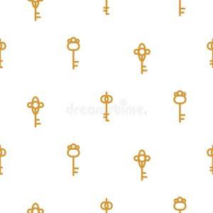 HLK Golden Keys Wrap Paper