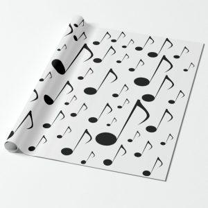 HLK Music Notes Wrap Paper