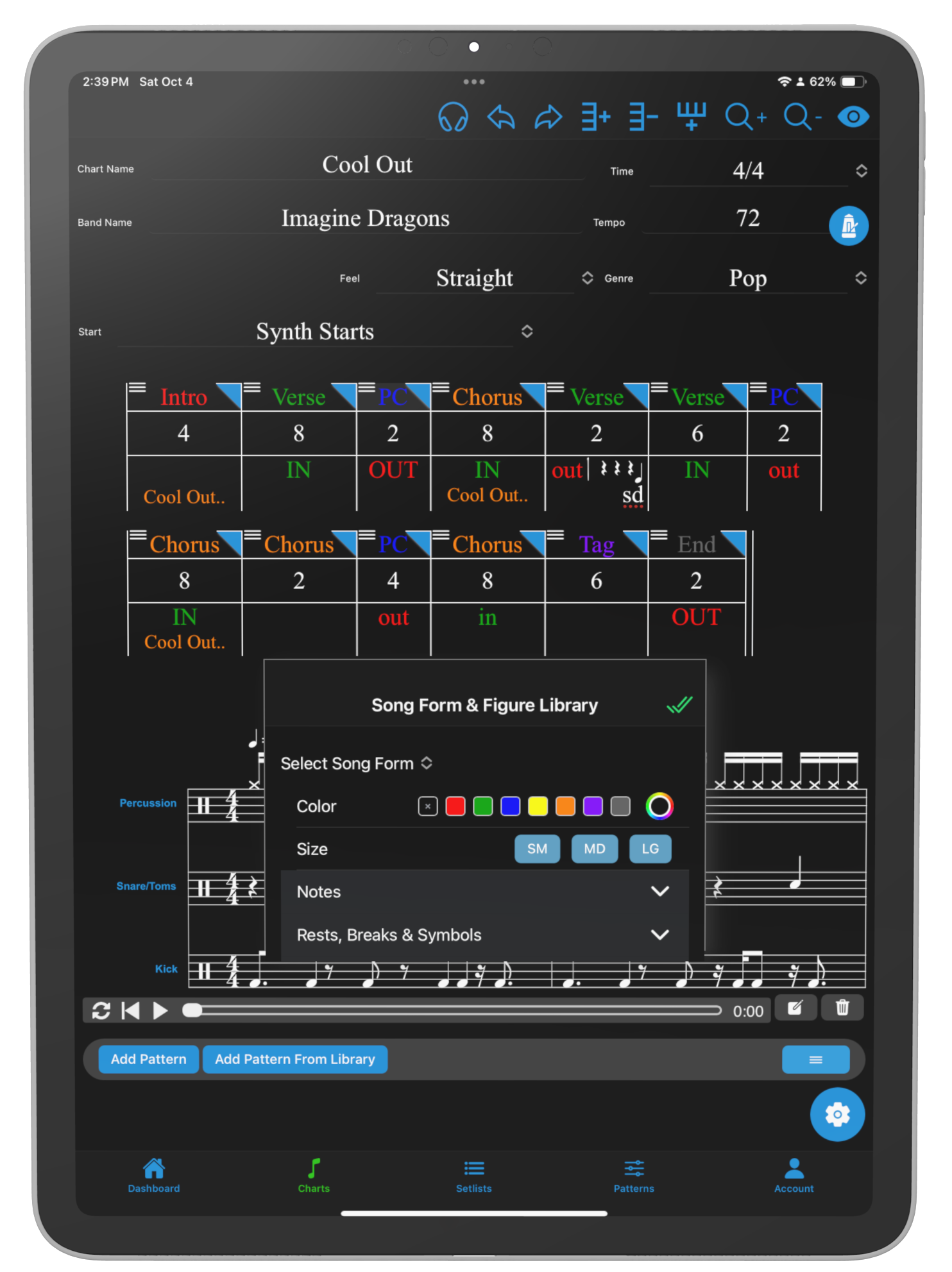 Drum Chart Builder 1 Year Standard Subscription - Image 3
