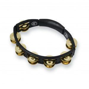 LP Cyclops Handheld Tambourine - Black with Brass Jingles