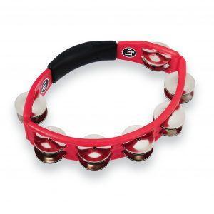 LP Cyclops Handheld Tambourine - Red with Steel Jingles