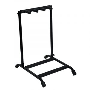 Rok-it Collapsible, Folding Guitar Rack Designed To Hold 3x Electric Or Acoustic Guitar
