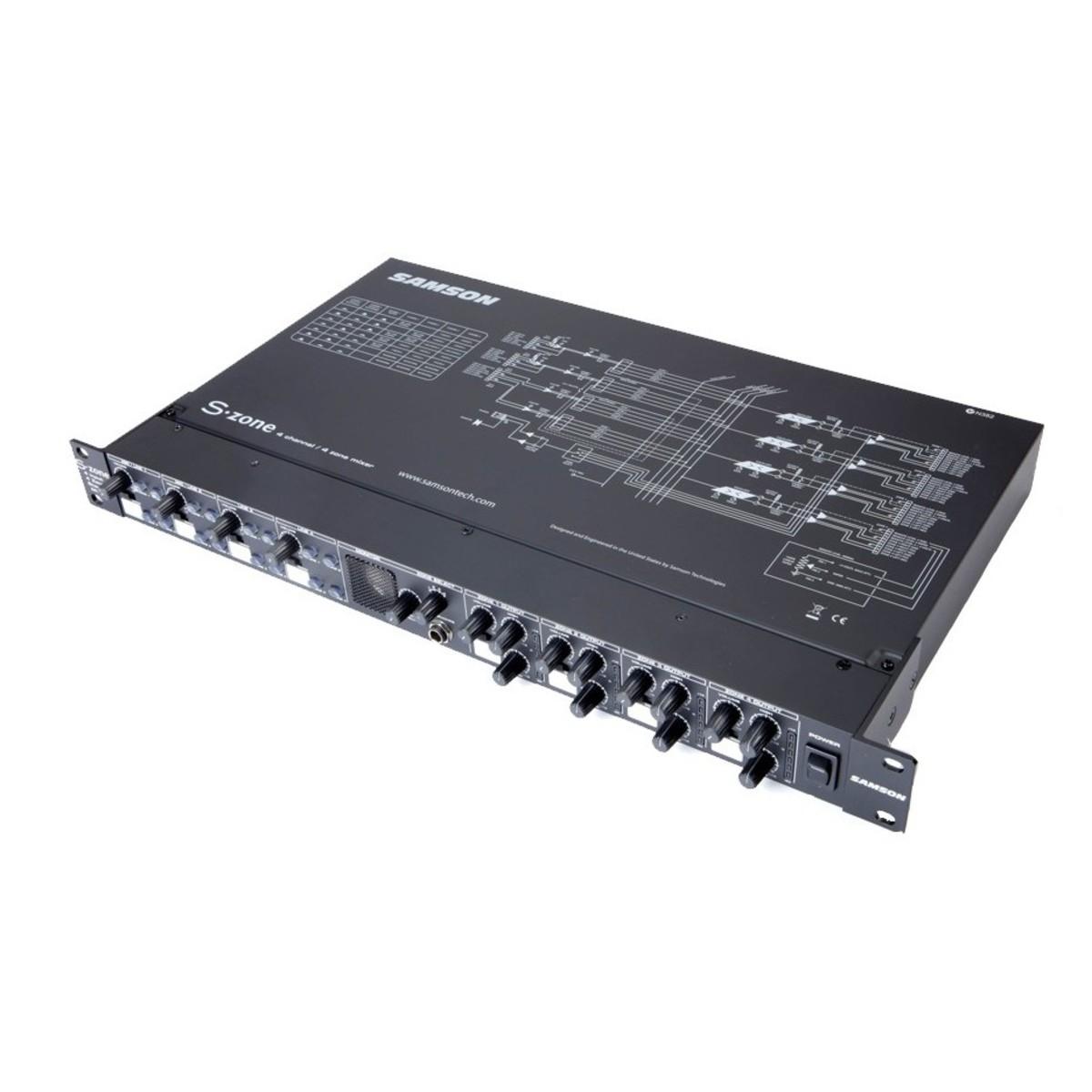 Samson S Zone 4 Zone Mixer