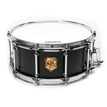 SJC Drums Tour Series 6.5 x 14-inch Snare Drum - Matte Black / Chrome Hardware - B-Stock