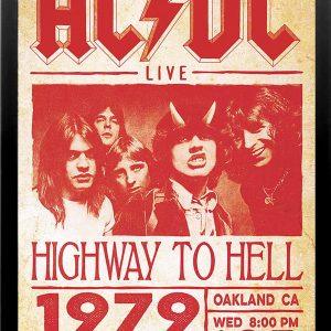 Studio AC/DC Highway Poster