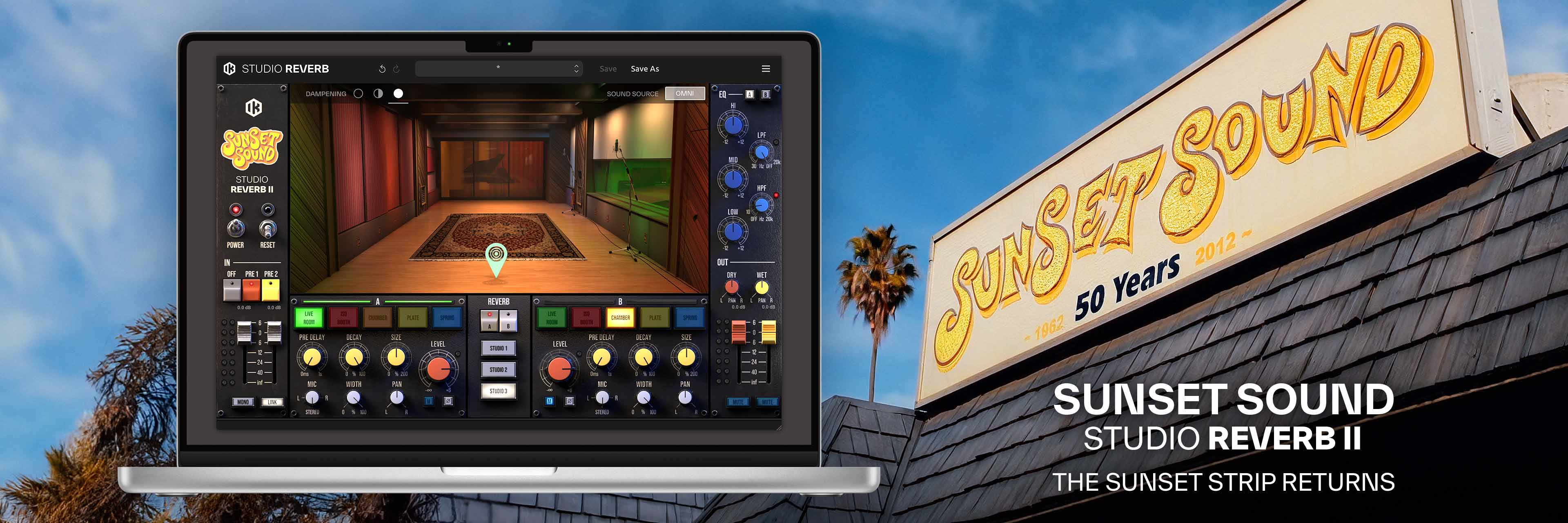 Sunset Sound Studio Reverb 2