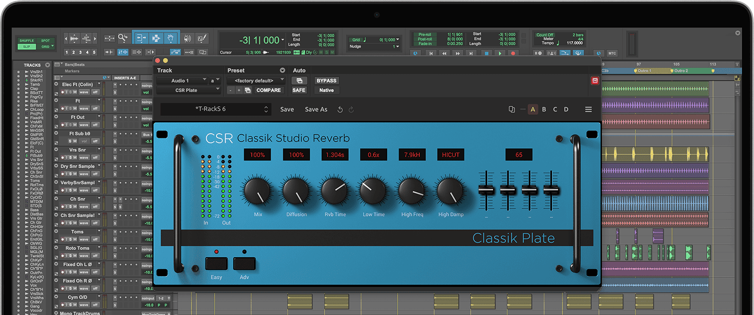 T-RackS CSR Plate Reverb