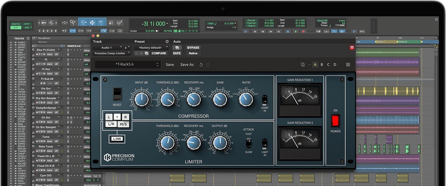 T-RackS Precision Comp/Limiter