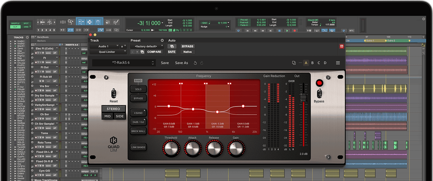 T-RackS Quad Limiter