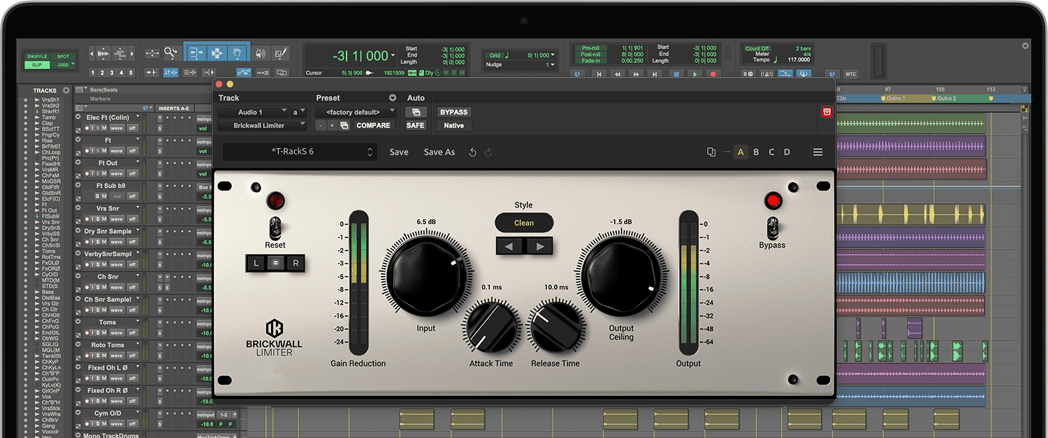 T-RackS Single Brickwall Limiter