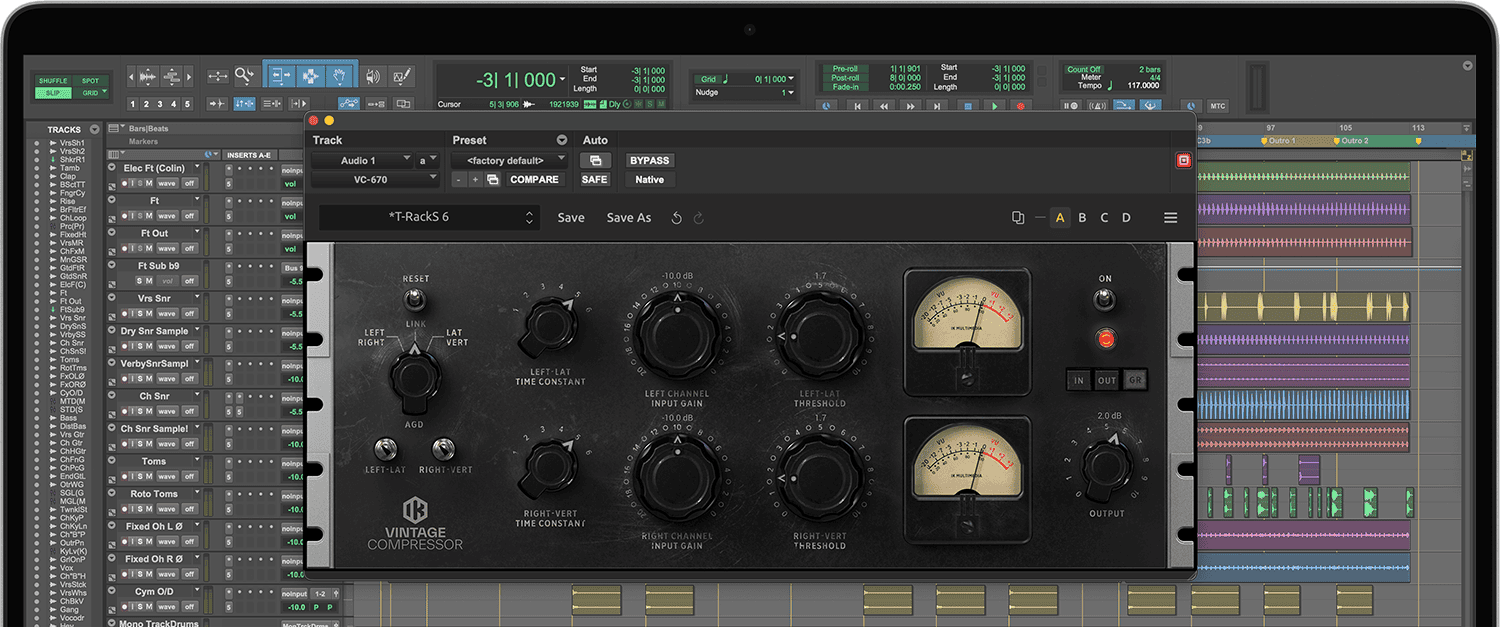 T-RackS Vintage Tube Comp 670