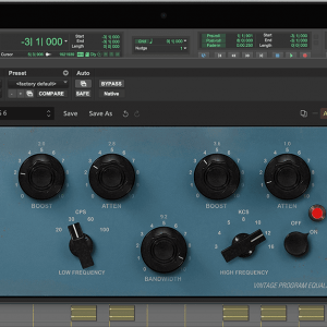 T-RackS VTube Program EQ