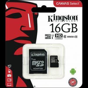 Tascam 16GB Kingston Micro SD