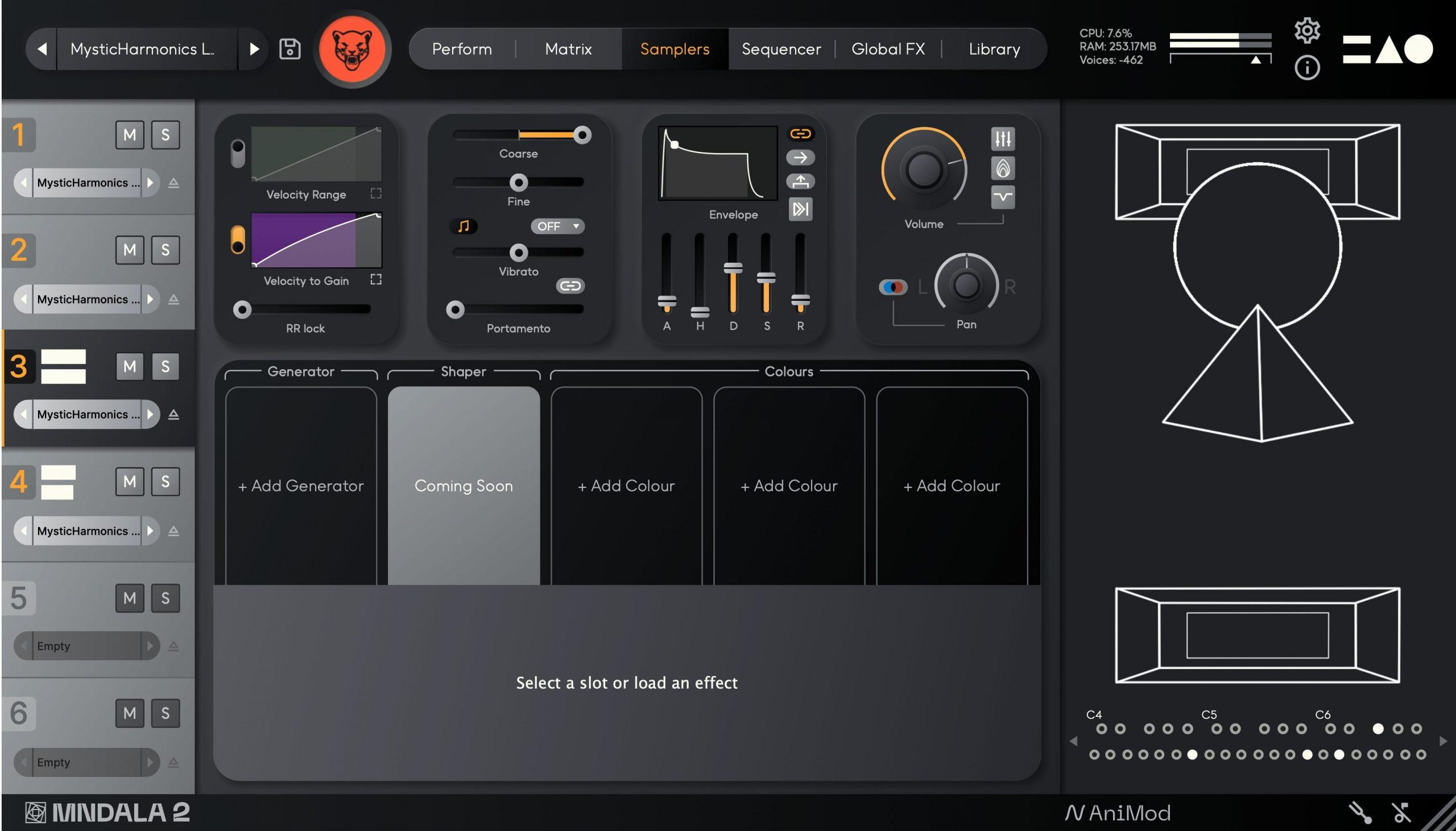 El Jaguar virtual instrument performance interface