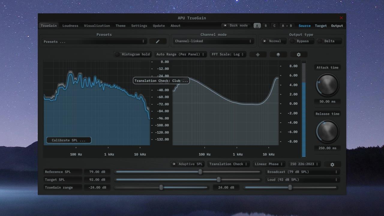 APU Truegain - Frequency-Compensated Gain Control Plug-in