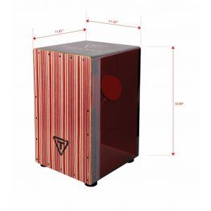 TYC 29 Clear Acrylic Cajon BL