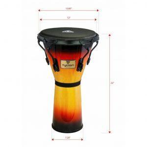 Tycoon 12" Suprm Djembe RED
