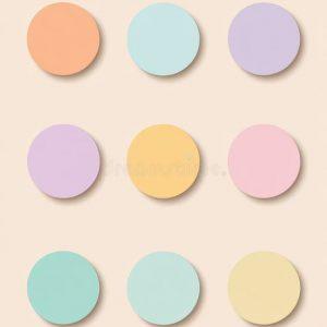 Waraud Warm Round Stickers