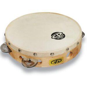 CP by LP CP378 8“ Handheld Single Row Headed Tambourine - Steel Jingles