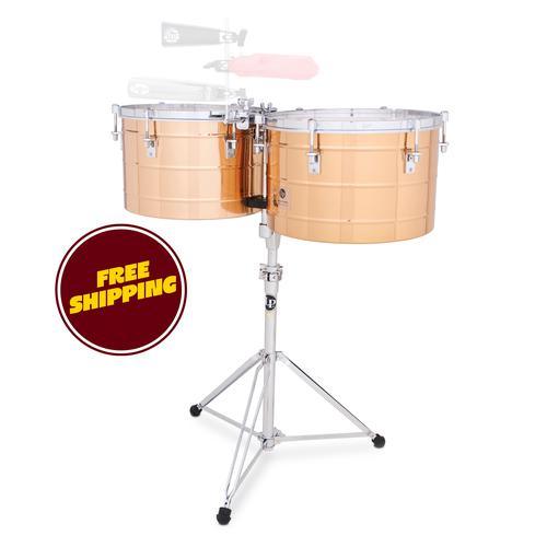 LP LP258-BZ 15“ And 16” Tito Puente Thunder Timbales - Bronze