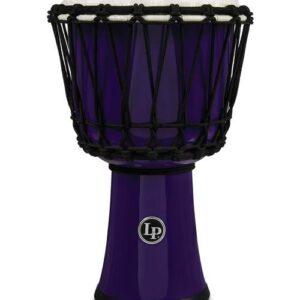 Lp 7-inch Rope Tuned Circle Djembe With Perfect-pitch Head - Purple