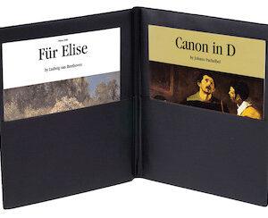 Marlo Concert Music Folders With Deep Gusseted Pockets