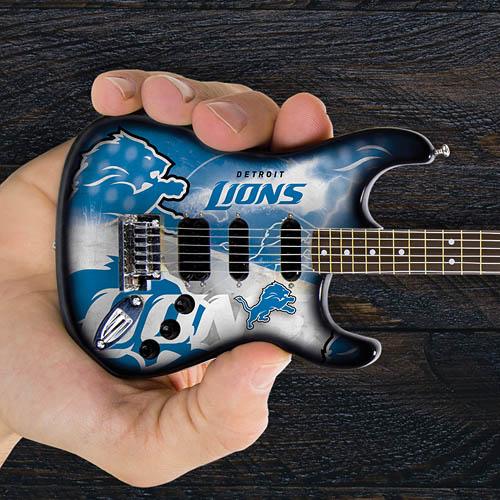 Detroit Lions 10“ Collectible Mini Guitar - Image 2