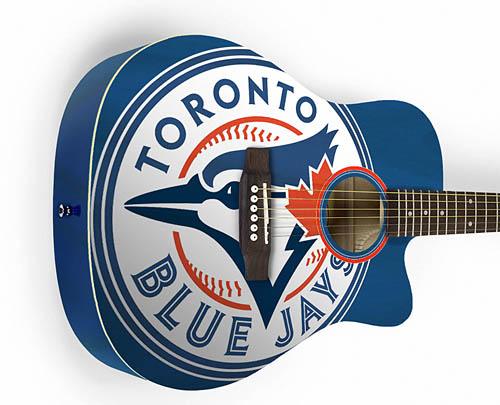 Toronto Blue Jays Acoustic Guitar - Image 2