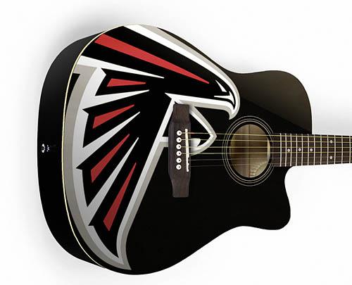 Atlanta Falcons Acoustic Guitar - Image 2