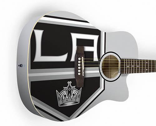 Los Angeles Kings Acoustic Guitar - Image 2