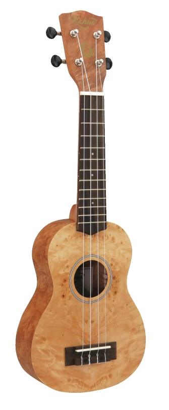 21“ Soprano Burl Maple Ukulele
