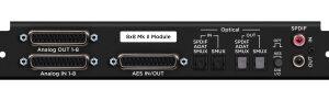 8 Analog I/o + 8 Aes/optical I/o Module